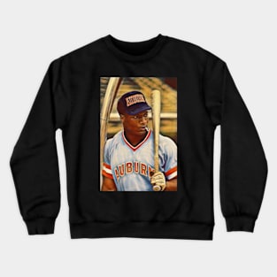 Bo Jackson in Auburn Tigers baseball Crewneck Sweatshirt